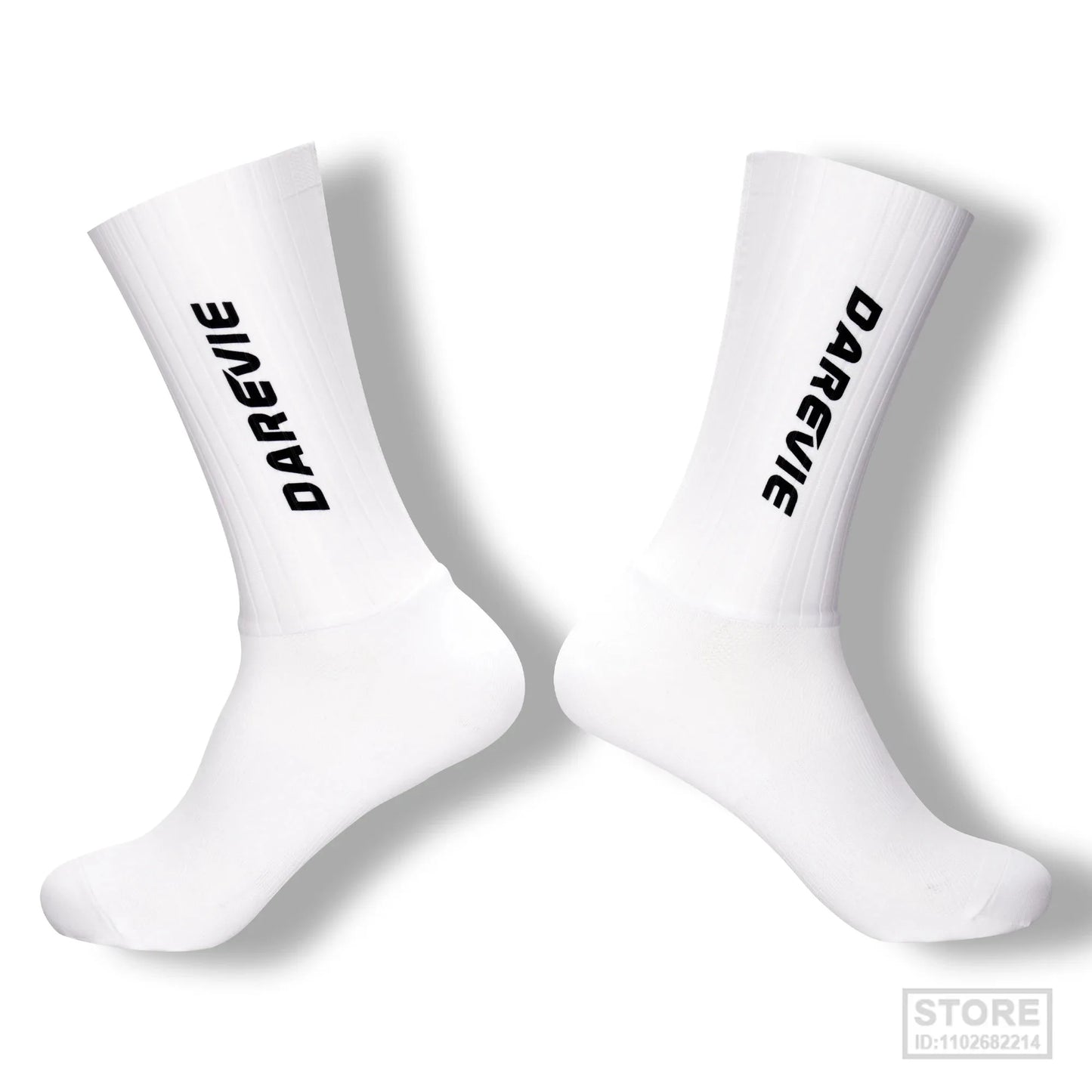 High DAREVIE Cycling Socks Aero Speed Sock Pro Sports For Men Anti-slip Breathable Athletic Moisture Control