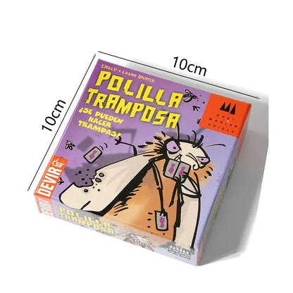 Tácticas de trampa de polilla desatadas: Juego de mesa Polilla Tramposa: un juego de cartas familiar con Kaker Laken Poker