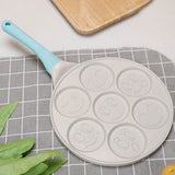 7/4 Cup Smiley Face Pancake Pan 100% Non-stick Griddle Pancake Maker Pancake Crepe Frying Pan Griddle Mini Pancakes Maker