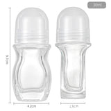 30/50ml Thick Glass Roller Bottle Empty Essential Oil Roll On Bottles Leak Proof Massage Roller Ball Refillable Bottle Container