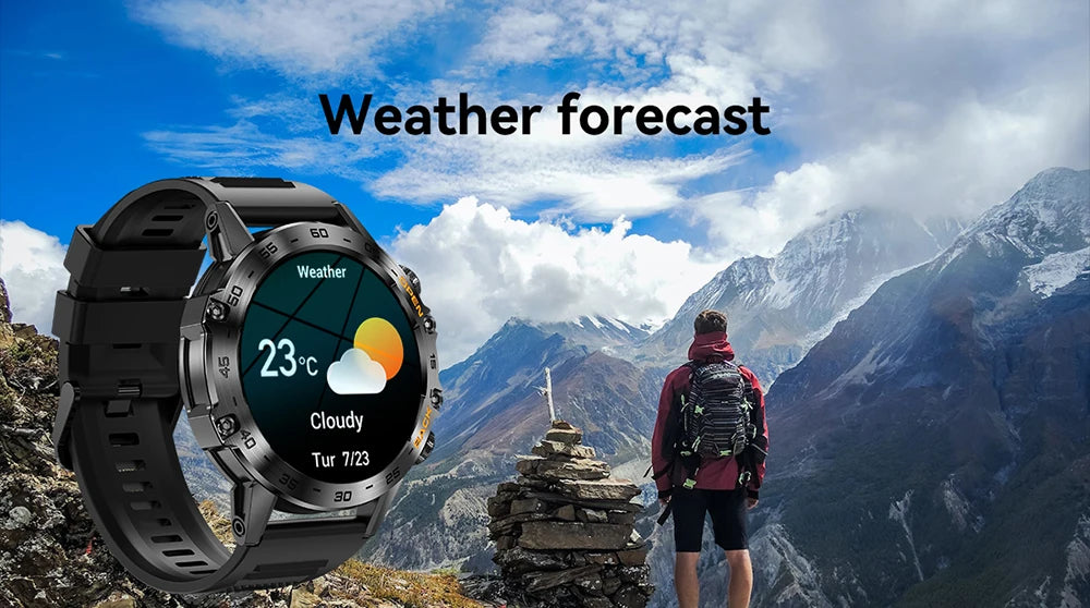 MEVADEN 1.39 inch Bluetooth Call Smart Watch Men Sports Fitness Tracker Watches IP67 Waterproof Smartwatch for Android IOS MD52