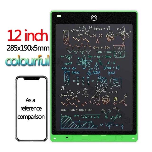 LCD Writing Tablet for Kids, Graffiti Sketchpad Toys, Handwriting Blackboard, Magic Drawing Board, Gift, 10", 12" 