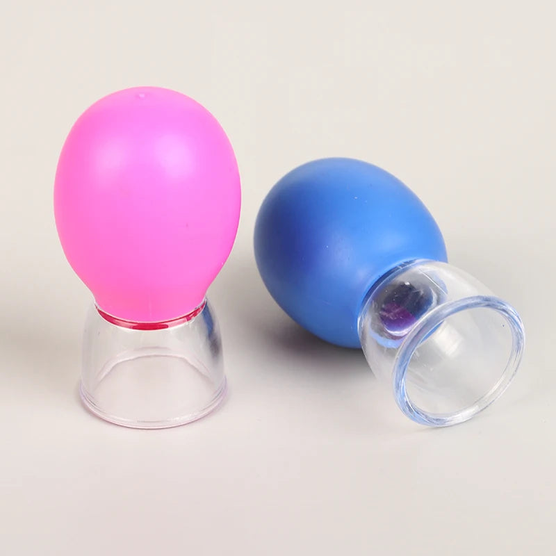5Pcs Silicone Cupping Massage Cup For Body Face Neck Eye Massager Vacuum Tank Body Facial Care, Anti-aging Beauty Tool
