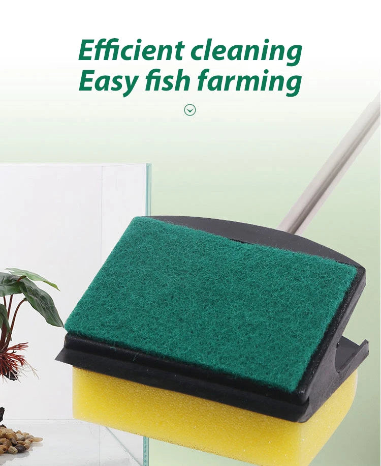 Aquarium Fish Tank Glass Plant Cleaning Brushes Floating Clean Window Algae Scraper Sponge Accessories Tools High Quality