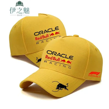 2025 New Red Bull Hat Czech Perez Red Bull Racing Racing Hat Men's and Women's Outdoor Red Bull 1 Sun Hat Red Bull Baseball Hat