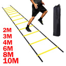 Agility Ladder Nylon Straps Soccer Football Speed ​​Training Ladder Equipment Sports Fitness Running Warm-Up Training Ladder Tool