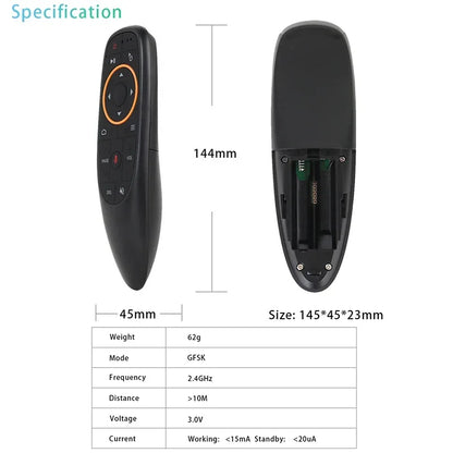 G10S G10SPRO G10BTS G10SPROBT Air Mouse Voice Remote Control 2.4G Wireless Gyroscope IR Learning for Android TV Box PC
