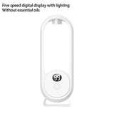 Automatic Fragrance Diffuser, USB Powered Essential Oil Diffuser with Spraying & Light, Home Fragrance for Living Room, Bedroom