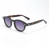 Polarized Sunglasses for Men and Women, UV400 Johnny Depp Lemtosh Style, Retro Acetate Frame, Eyeglasses Eyewear for Men