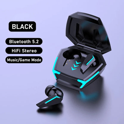 Tecsire M10 Gaming Bluetooth Earphone Wireless Earbuds TWS Stereo Bass Touch Control With Microphone