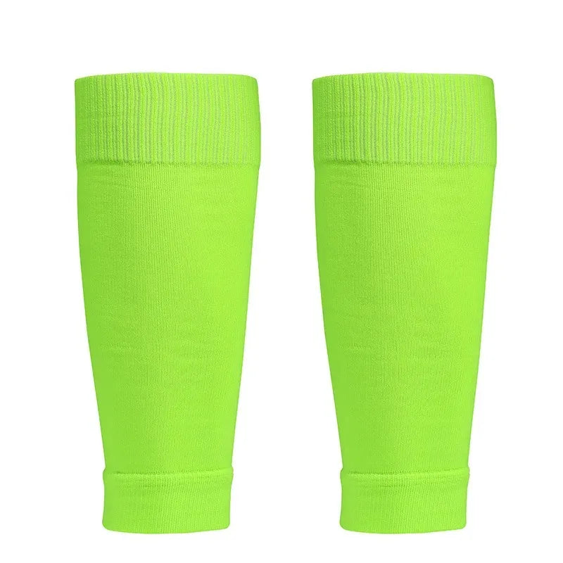 1Pair Football Socks Soccer Accessories Leg Brace Sleeves Breathable Sport Sock Adult Kids Shin Guards Calf Protection Leg Cover