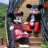 Disney Mickey Minnie Mouse Mascot Costume Cartoon Characters Advertising Event Party Cosplay Dress Suit Animal Carnival Props