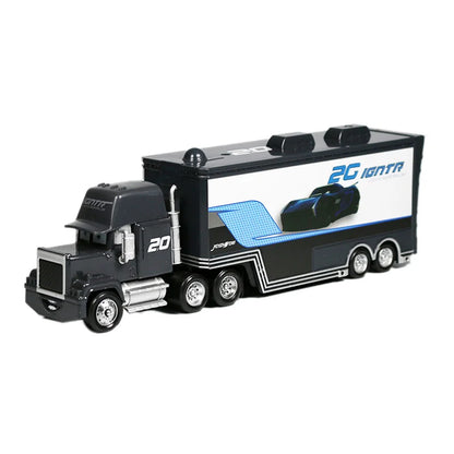 Disney Pixar Cars 2 3 Juguetes Rayo McQueen Camión Jackson Storm Tío Mack 1:55 Camión de fundición Modelo de remolque Niño niños Regalo