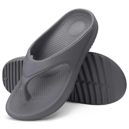 Evshine Women Orthopedic Sandals Flip Flops With Arch Support Men Non-slip Bath Shower Slippers Unisex Fashion House Slippers