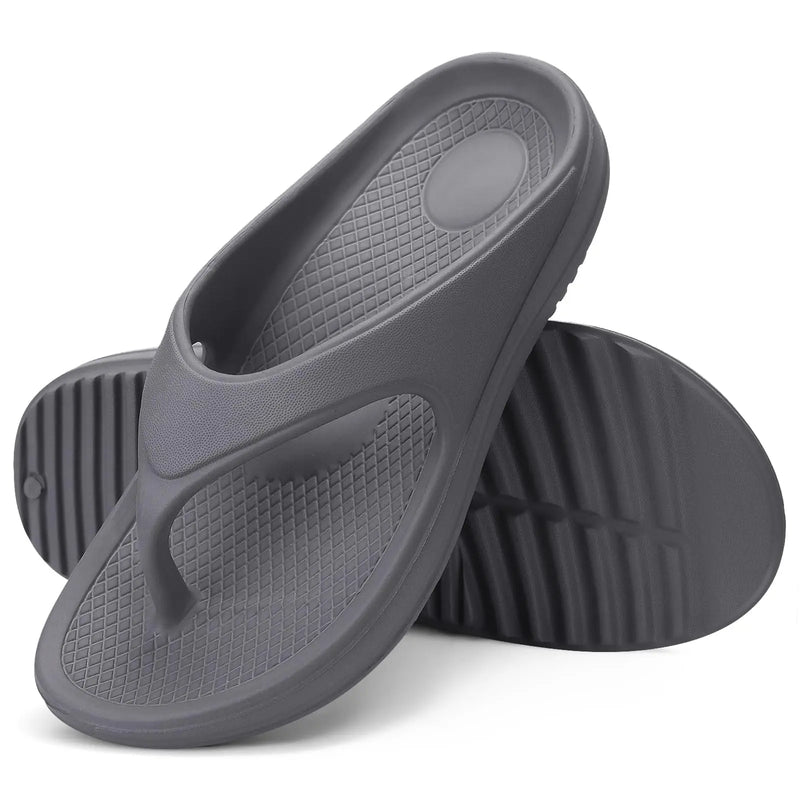 Evshine Women Orthopedic Sandals Flip Flops With Arch Support Men Non-slip Bath Shower Slippers Unisex Fashion House Slippers