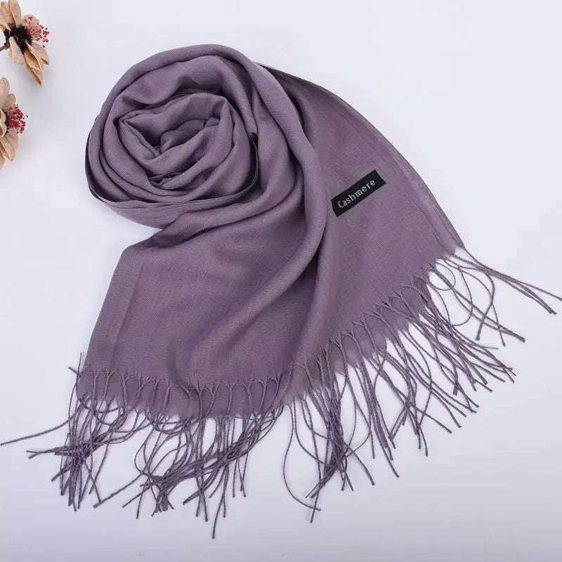 Bufandas de cuero en polvo para otoño e invierno, nuevas, de un solo color, al por mayor, para hombres y mujeres, 120 g, chal con diadema de un solo color.
