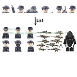 Military Special Forces Action Figure Building Blocks Ghillie Suit Weapons Sniper SWAT Ghost KSK Police Bandit Boy Toy Gift F029
