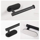 No Punching Wall Mounted Toilet Paper Holder Rustproof Anticorrosion Stainless Steel Bathroom Kitchen Roll Paper Toilet Holder