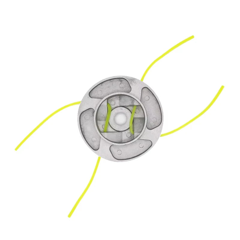 Universal Aluminum Trimmer Head with Four Trimmer Lines for Brush Cutter Grass Trimmer