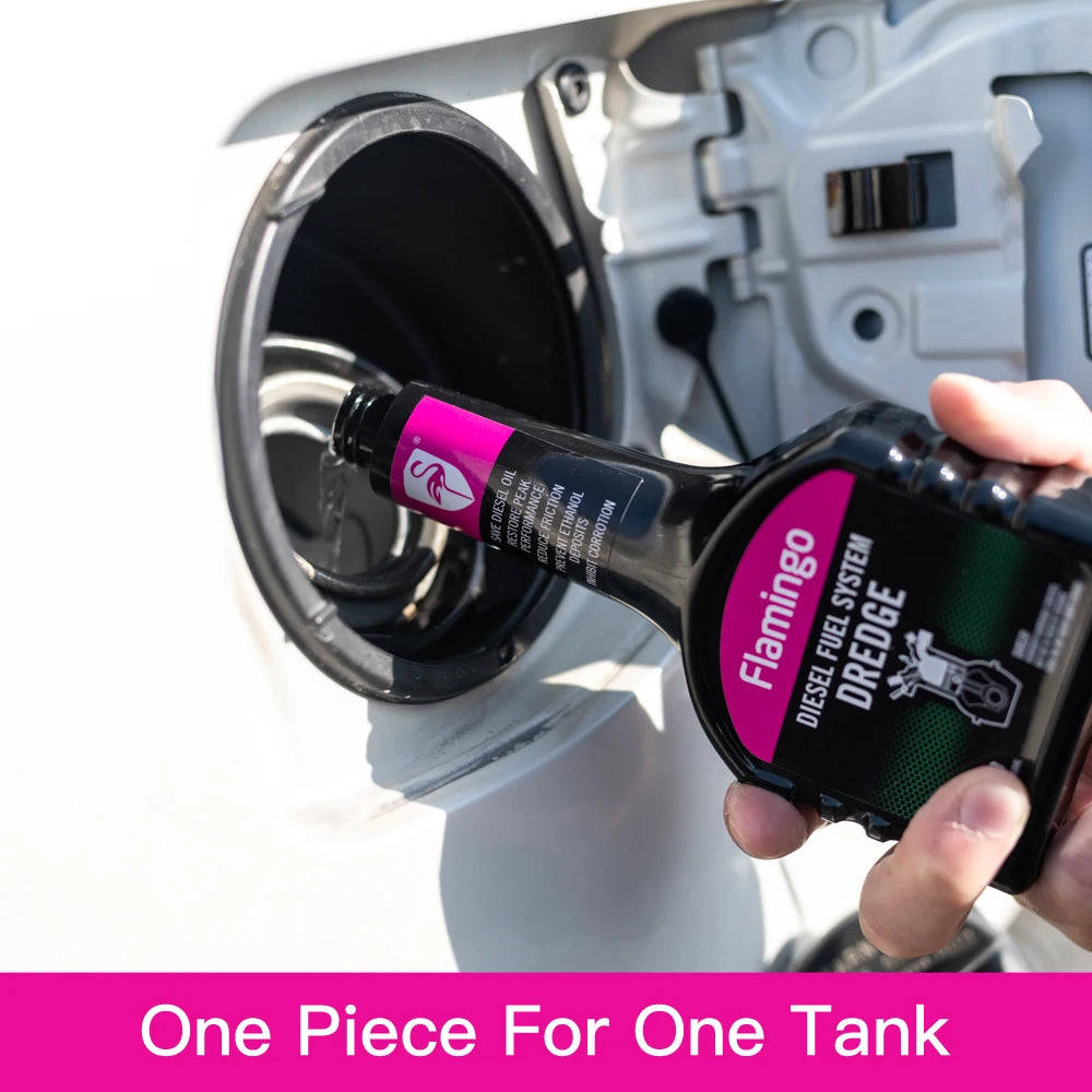 Flamingo F054 354ml Diesel Injector Cleaner Diesel System Dredge Cleaner Saver Diesel Oil Saver additive Restore 9.88OZ