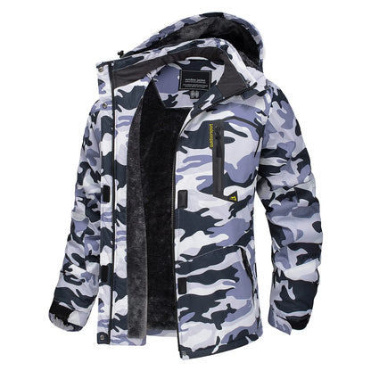 TACVASEN Chaqueta de esquí y snowboard de invierno para mujer, forro polar térmico, impermeable, informal, para trabajo, lluvia, cortavientos, parka
