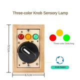 1 piece DIY Montessori Busy Board for Children's Handmade Early Education Toys Life Skills Training DIY Wooden Business Board