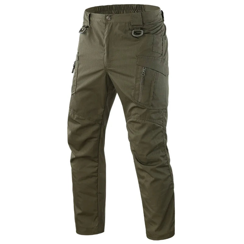 Pantalones cargo urbanos para hombre, multibolsillos, impermeables, resistentes al desgaste, informales, de entrenamiento, de secado rápido