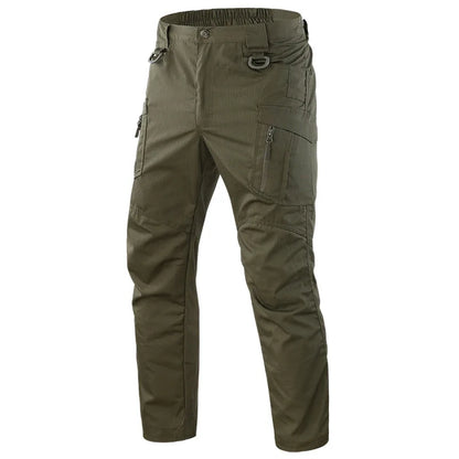 Pantalones cargo urbanos para hombre, multibolsillos, impermeables, resistentes al desgaste, informales, de entrenamiento, de secado rápido