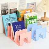 Multi-function Book Magazine Bookshelf Storage Bookends Stand Desk Organizer Holder for Books CD Files School Office Supplies