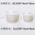 Home Accessories Plastic Washing Storage Basket for Kitchen Snack Box Bathroom Shower Frame