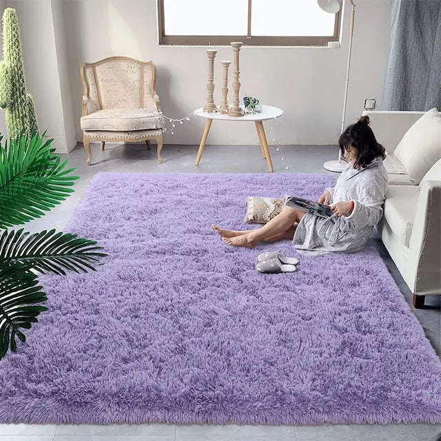 High Quality and Super Soft Plush Carpet Bedroom Bedside Rug Living Room Children's Room Non Slip Home Decoration 