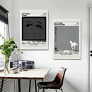 Deftones Band Poster Print Canvas Painting Around the Fur/Saturday Night Wrist Music Album Cover for Room Home Wall Art Decor