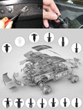 Mixed Size Car Plastic Retainer Clips Automobile Fender Push Pin Rivet Door Trim Panel Retainer Automobile BumperFasteners Tool
