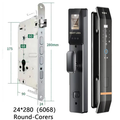 3D Face Smart Door Lock Biometric Recognition Fingerprint Password IC Card APP Wifi Lock Unlock for Home House Apartment