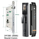 3D Face Smart Door Lock Biometric Recognition Fingerprint Password IC Card APP Wifi Lock Unlock for Home House Apartment