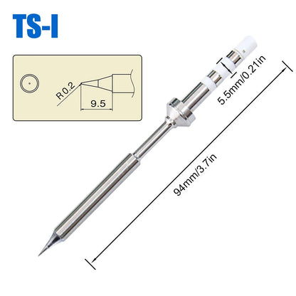 Pine64 TS100 TS101 Soldering Iron Tips Replacement Various Models of Pinecil V2 Electric Soldering Iron Tip TS Series BC2 ILS