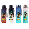 650ML Sonic Hedgehog Sport Water Bottle Large Capacity Cartoon Portable Plastic Water Bottle Drinking Cup Student Birthday Gifts