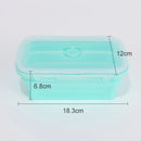 Collapsible Food Storage Containers Silicone Lunch Box with Lid Food Bowls Kitchen Stackable Lunch Box for Pantry Freezer Safe
