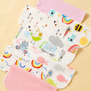 Juego de toallas de algodón para bebés recién nacidos (5/8 piezas), toalla de saliva, toalla de lactancia, toalla para bebés, niños y niñas, toallitas de tela, pañuelos.