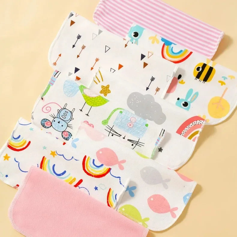 Juego de toallas de algodón para bebés recién nacidos (5/8 piezas), toalla de saliva, toalla de lactancia, toalla para bebés, niños y niñas, toallitas de tela, pañuelos.