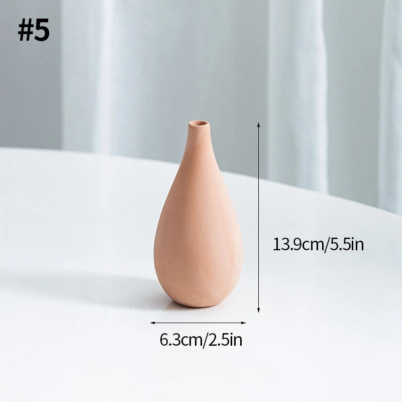 Ceramic Fired Vases, Hydroponic Dried Flower Utensils, Ornaments, Home Living Room Tables, Decorative Vases, Shaped Ceramic Vases