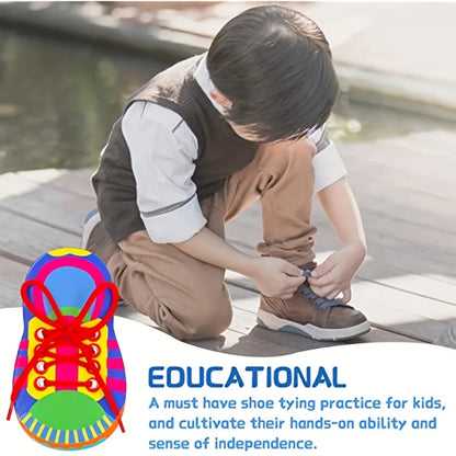 Juguetes educativos tempranos para enhebrar para niños y niñas, para aprender a atarse los cordones, juguete para desarrollar la motricidad fina, educación infantil temprana 