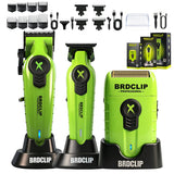 BRDCLIP New White Professional FA1C-T-609 Barber Hair Clipper Set Men's 10000RPM Electric Shaver Hair Trimmer Barbershop Tools