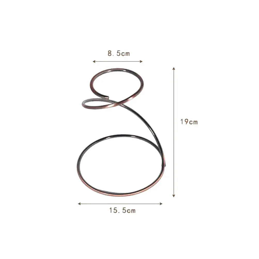S-Shaped Coffee Dripper Stand Brass Hand Drip Filter Cup Holder Iron Coffee Filter Rack Support