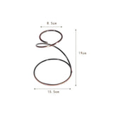 S-Shaped Coffee Dripper Stand Brass Hand Drip Filter Cup Holder Iron Coffee Filter Rack Support