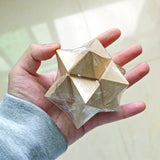 Quebra-cabeças de metal e madeira, brinquedos de encaixe e destreza, desafio de lógica e QI, diversão para viagens e presentes interessantes para crianças e adultos.