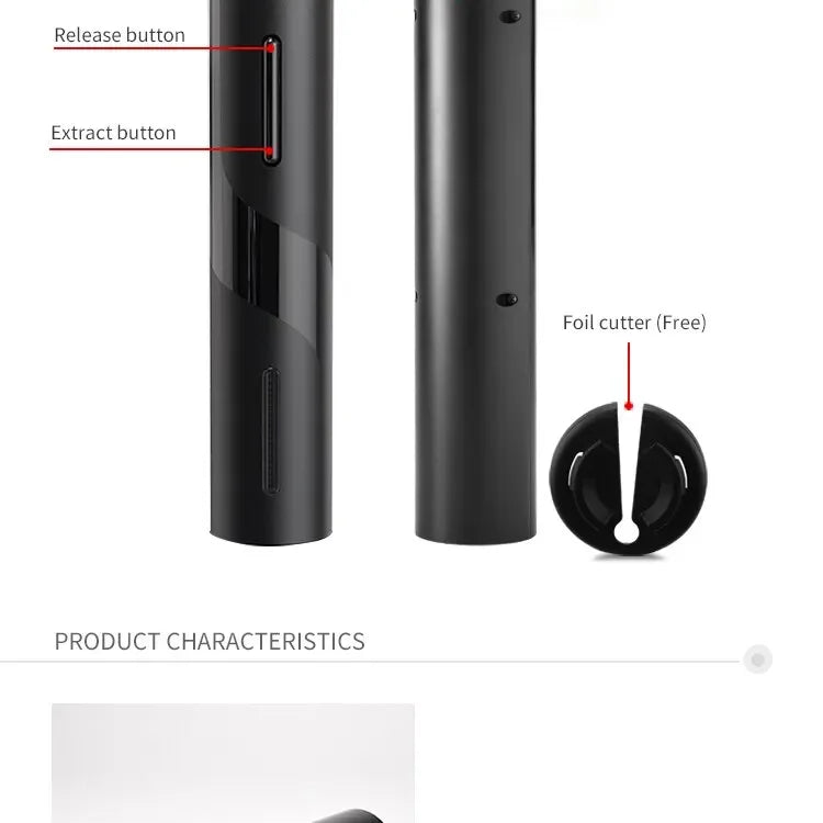Electric Red Wine Openers Automatic Corkscrew Wine Openers for Red Wine Foil Cutter Kitchen Accessories Gadgets Bottle Opener