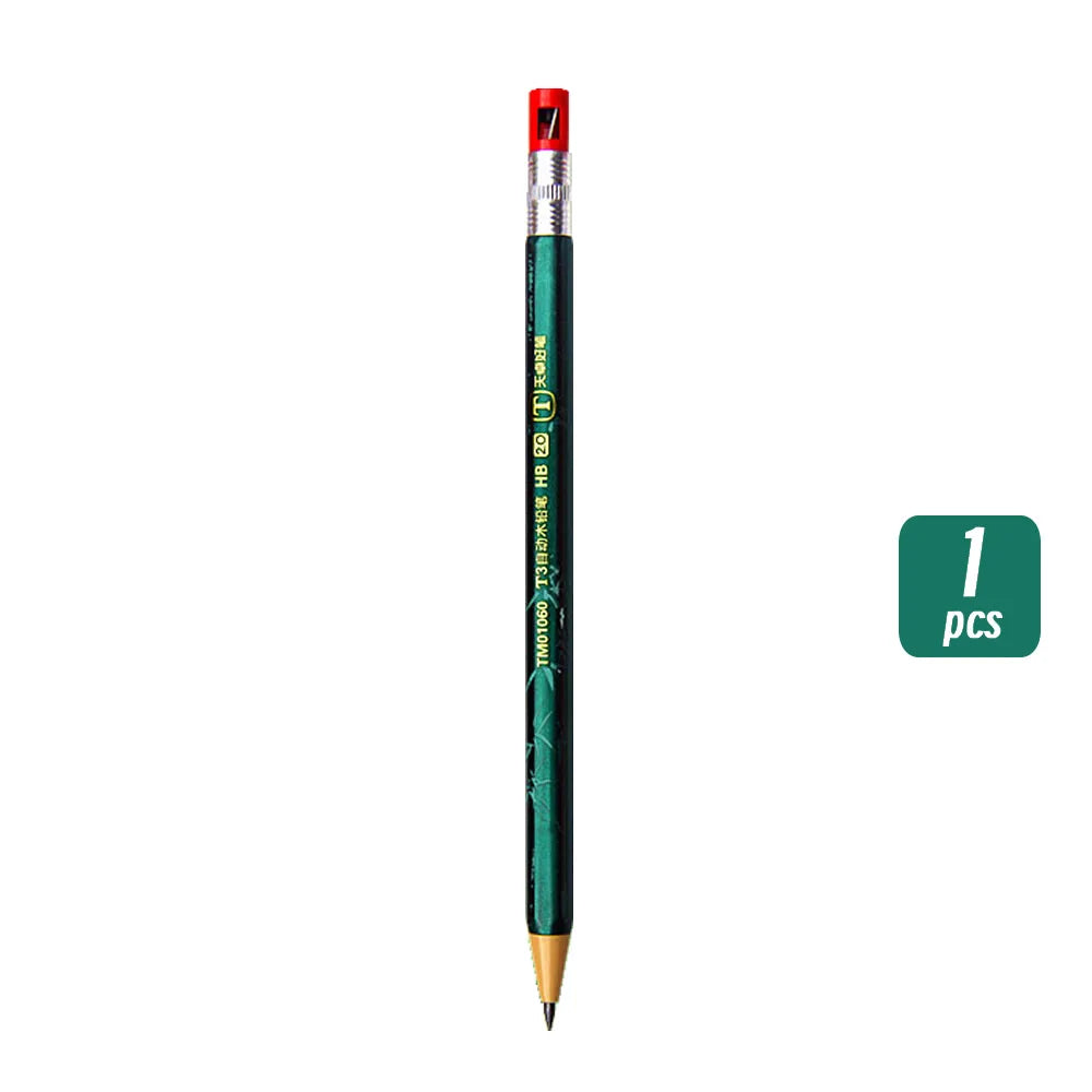2.0mm Mechanical Pencils Set 2B Automatic Student Pencils with Sharpener Color Pencil Leads School Pens Kawaii Cute Stationery