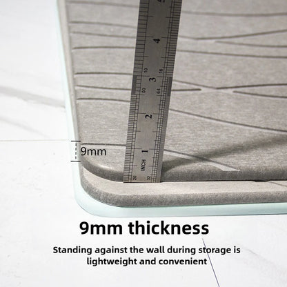 Indoor Diatomite Stone Bath Mat Diatom Mud Soft Mat Water Absorption Quick Drying Diatomite Stone Shower Mat Entryway Rugs