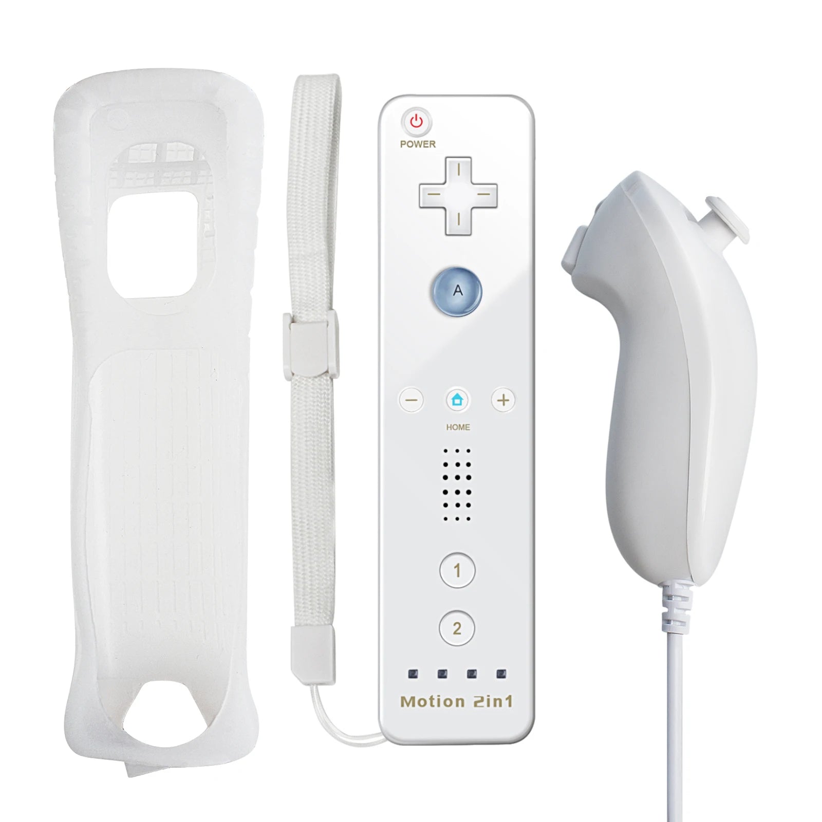 Controllers for Nintendo Wii/Wii U Left/Right 2in1 Motion Plus Controller Wireless Remote Control Gamepad Video Game Accessories